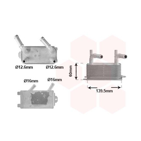 Radiateur huile pour boÎte de vitesse automatique