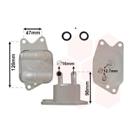 Radiateur huile pour boÎte de vitesse automatique