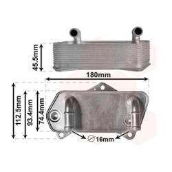 Radiateur huile pour boÎte de vitesse automatique