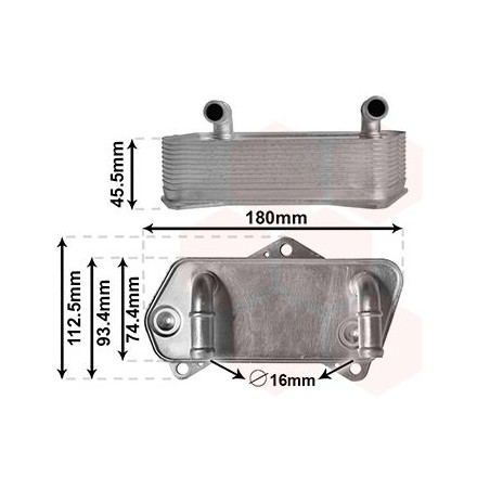Radiateur huile pour boÎte de vitesse automatique