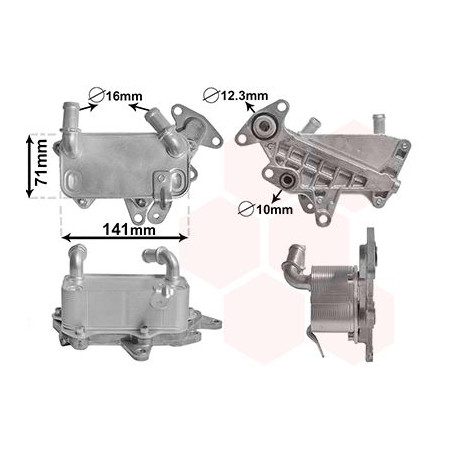 Radiateur huile pour boÎte de vitesse automatique