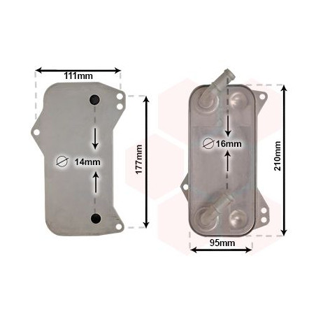 Radiateur huile pour boÎte de vitesse automatique