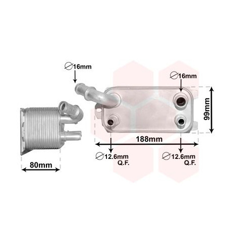 Radiateur huile pour boÎte de vitesse automatique