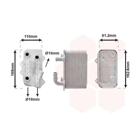 Radiateur huile pour boÎte de vitesse automatique