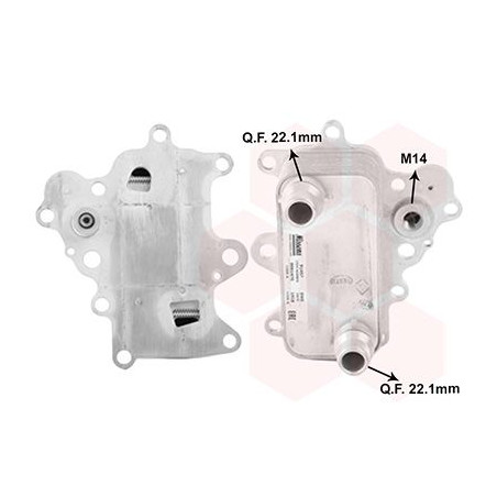 Radiateur huile pour moteur 