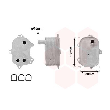 Radiateur huile pour moteur