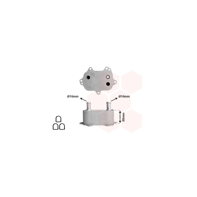 Radiateur huile pour moteur