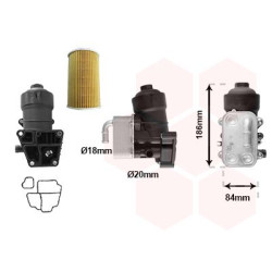 Radiateur huile pour moteur