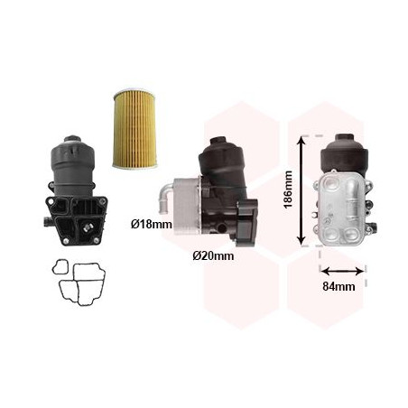 Radiateur huile pour moteur