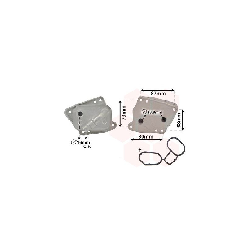 Radiateur huile pour moteur