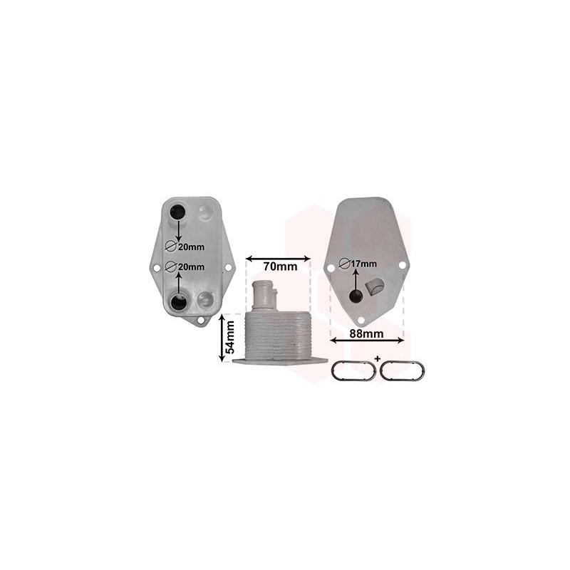 Radiateur huile pour moteur