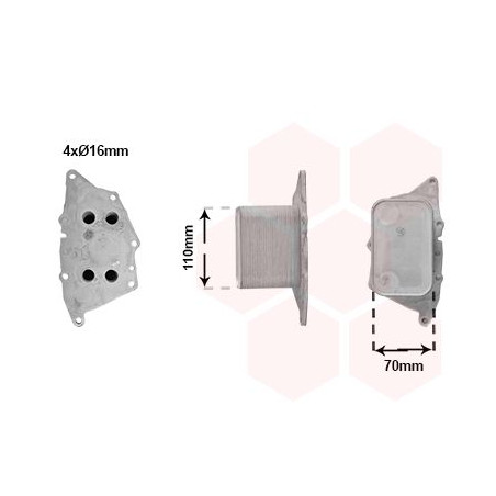 Radiateur huile pour moteur