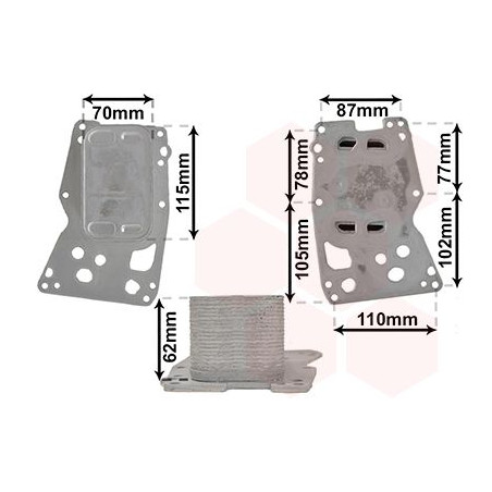 Radiateur huile pour moteur