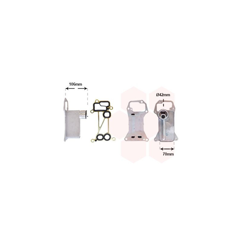 Radiateur huile pour moteur