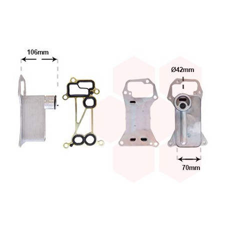 Radiateur huile pour moteur