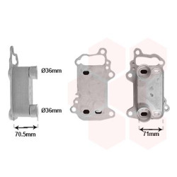 Radiateur huile pour moteur