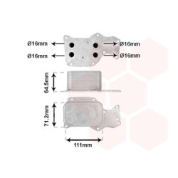 Radiateur huile pour moteur
