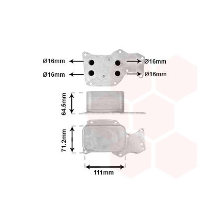 Radiateur huile pour moteur