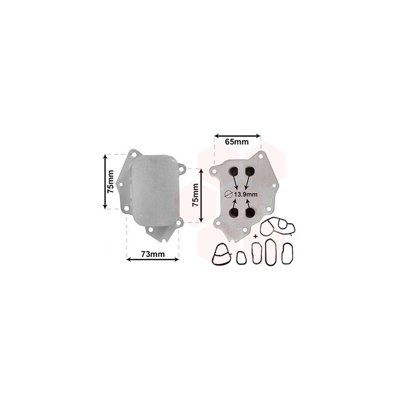 Radiateur huile pour moteur