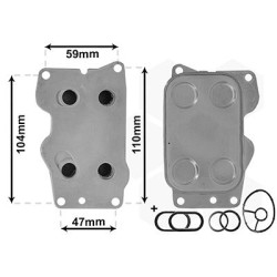 Radiateur huile pour moteur