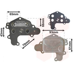 Radiateur huile pour moteur
