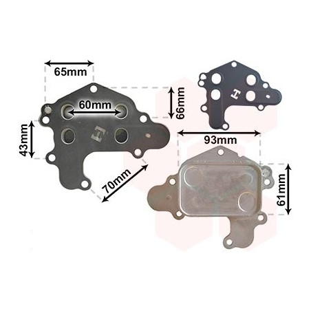 Radiateur huile pour moteur