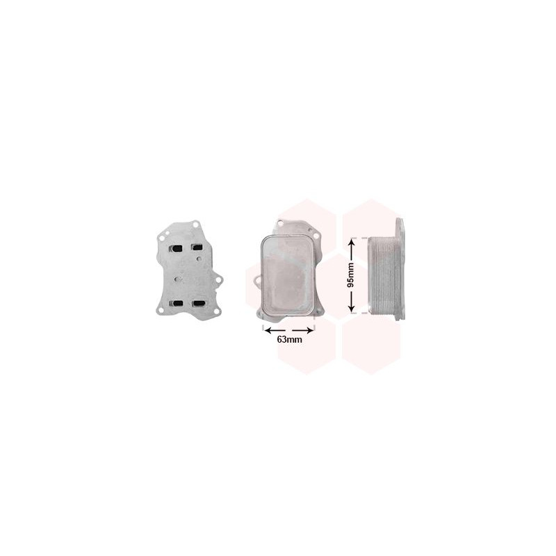 Radiateur huile pour moteur