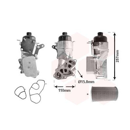 Radiateur huile pour moteur