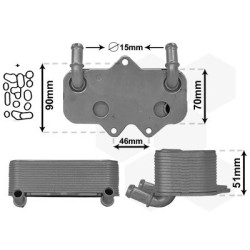 Radiateur huile pour moteur