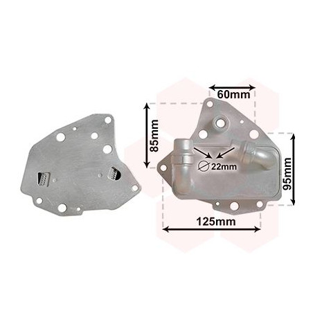 Radiateur huile pour moteur