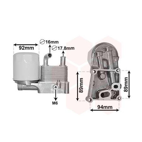 Radiateur huile pour moteur