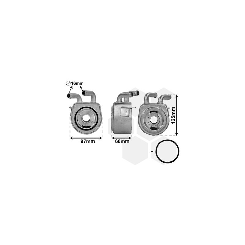 Radiateur huile pour moteur