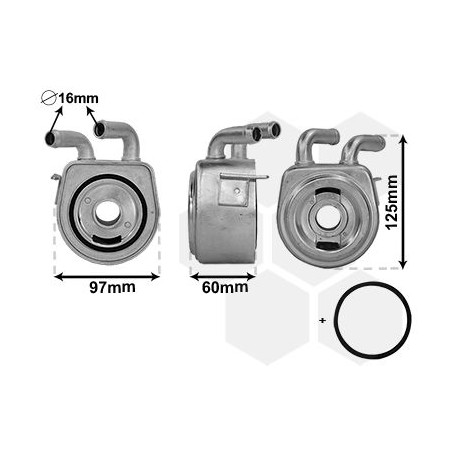 Radiateur huile pour moteur
