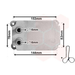 Radiateur huile pour moteur