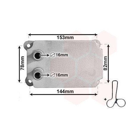 Radiateur huile pour moteur