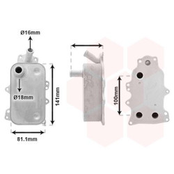 Radiateur huile pour moteur