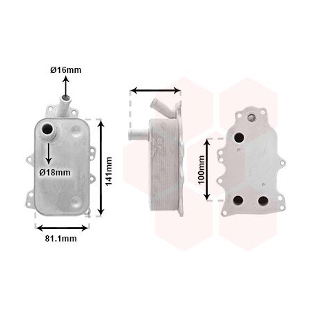 Radiateur huile pour moteur