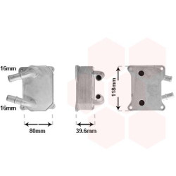 Radiateur huile pour moteur