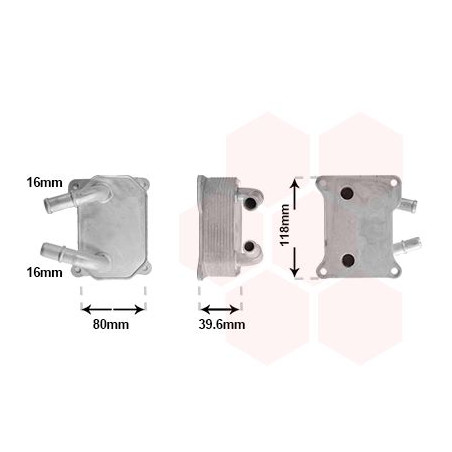 Radiateur huile pour moteur