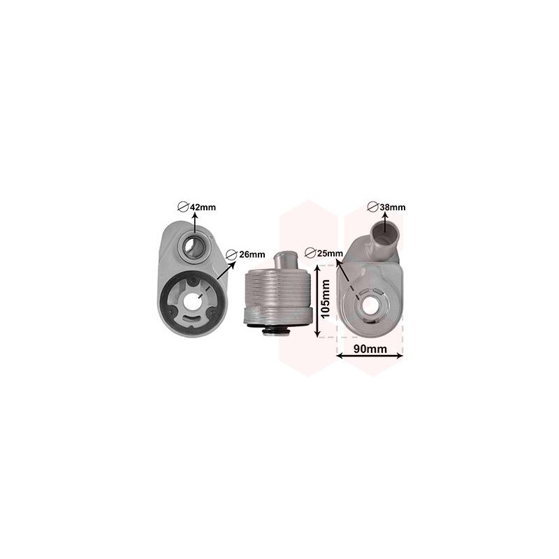 Radiateur huile pour moteur