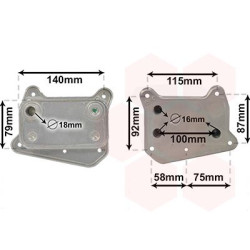 Radiateur huile pour moteur