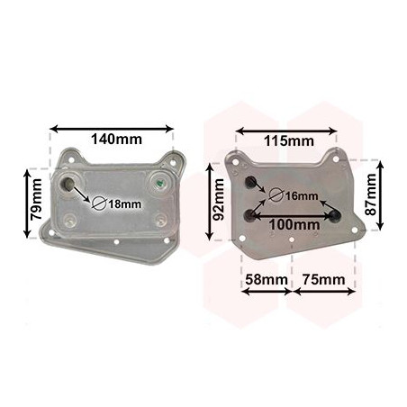 Radiateur huile pour moteur