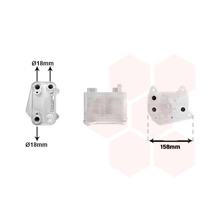 Radiateur huile pour moteur