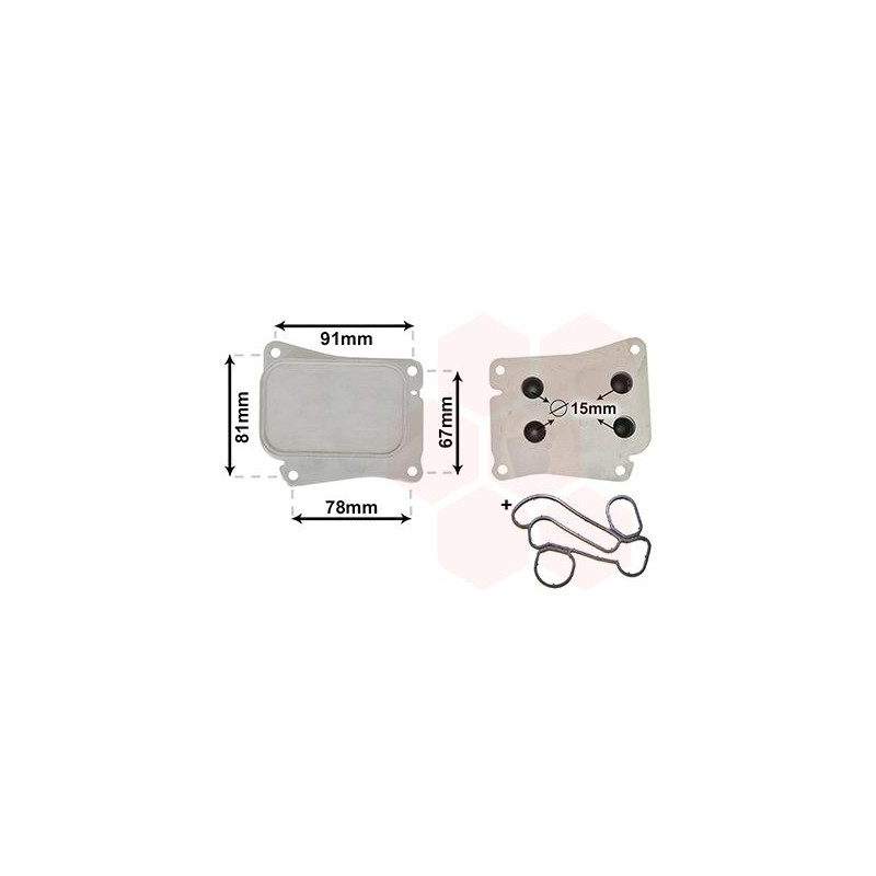 Radiateur huile pour moteur