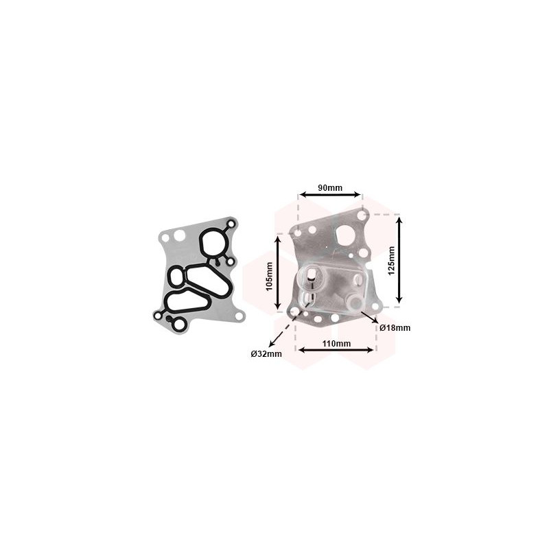 Radiateur huile pour moteur