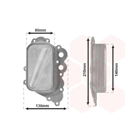 Radiateur huile pour moteur
