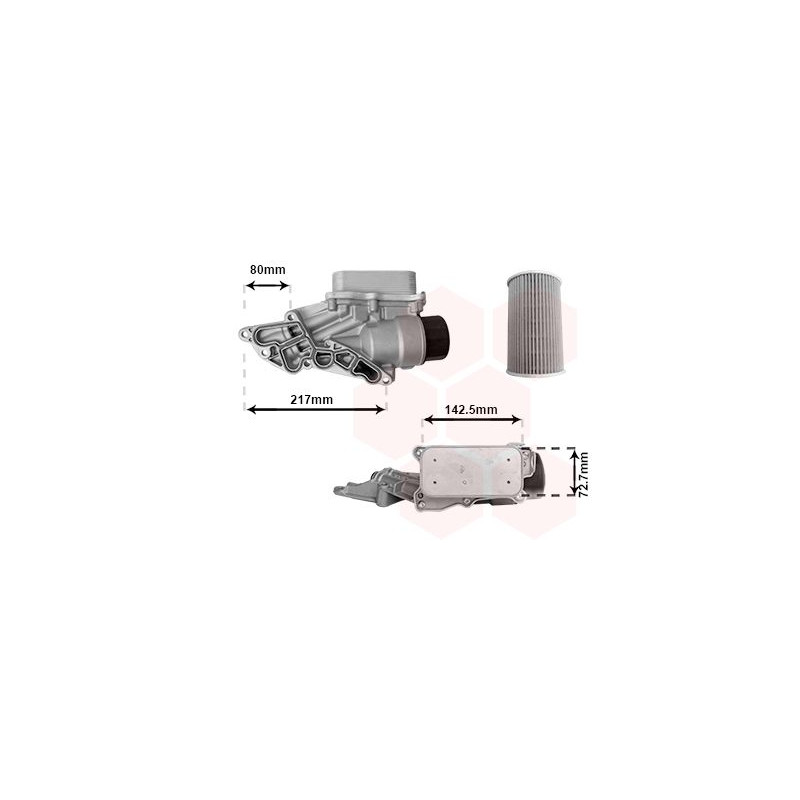 Radiateur huile pour moteur