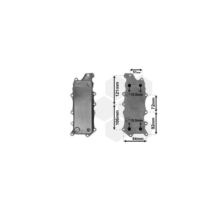 Radiateur huile pour moteur
