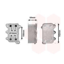 Radiateur huile pour moteur