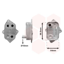 Radiateur huile pour moteur